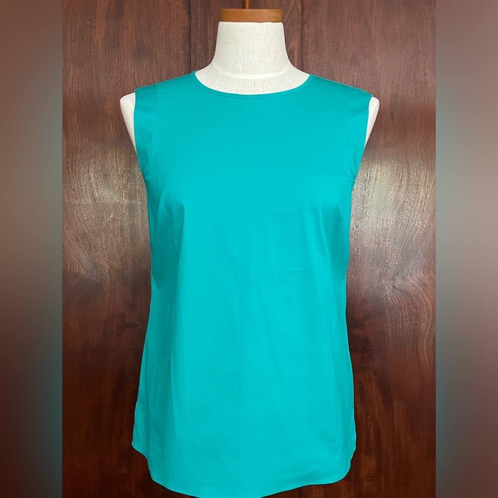 Lafayette 148 NY sleeveless blouse.